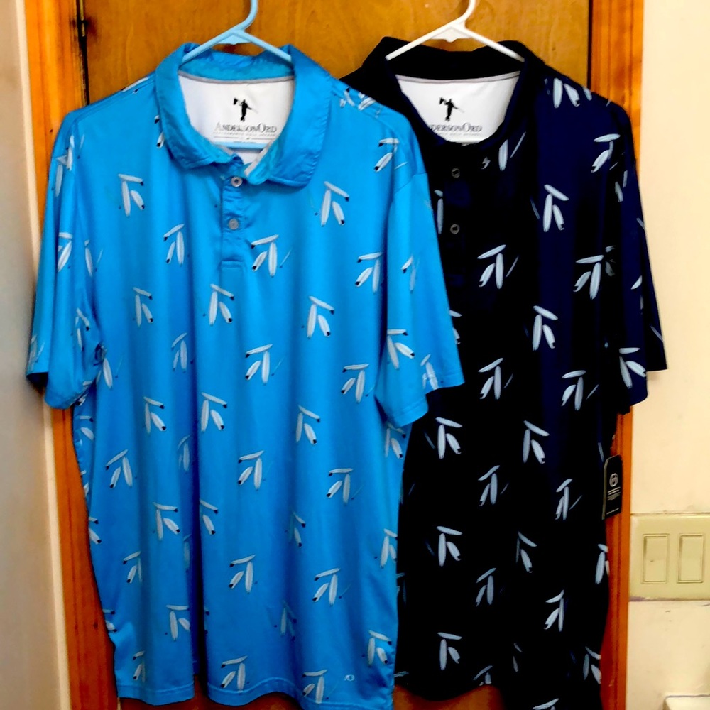I have a pair of Anderson Ord golf shirts,both new